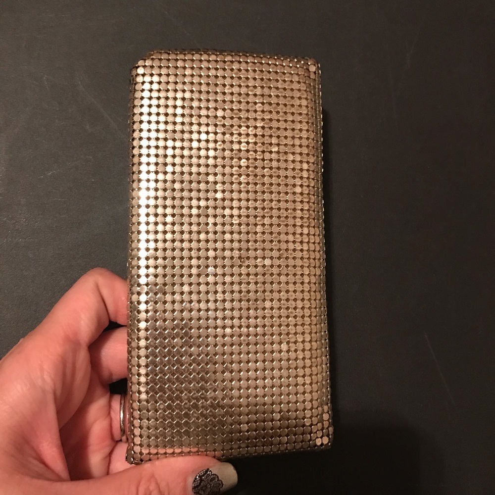Vintage gold sequins case
